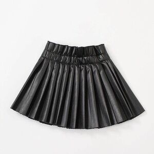 LOLA AND THE BOYS Vegan Leather Girls Skirt - Size 4 Years